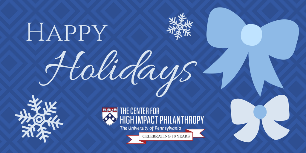 Giving with Impact this Holiday Season - Center for High Impact ...