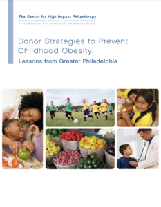 Donor Strategies to Prevent Childhood Obesity cover image