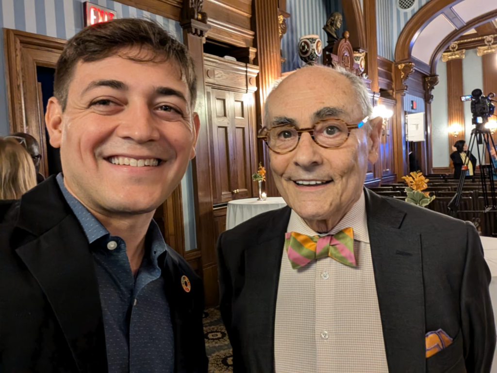 Richard Marker and Louie Zuniga at the UNGA